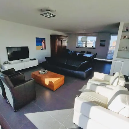Penthouse Met Groot Terras Lägenhet Oostende